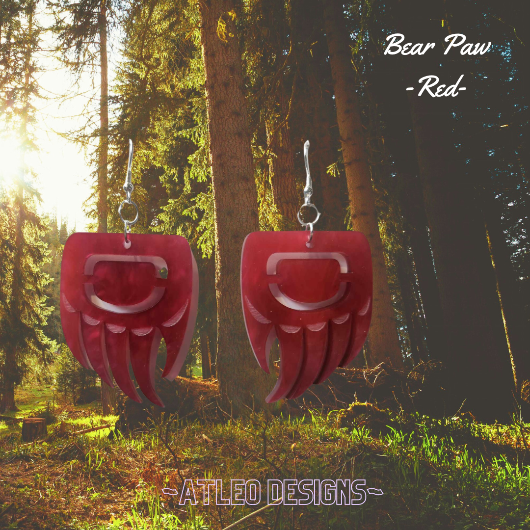 Bear Paw Earrings (BIG)