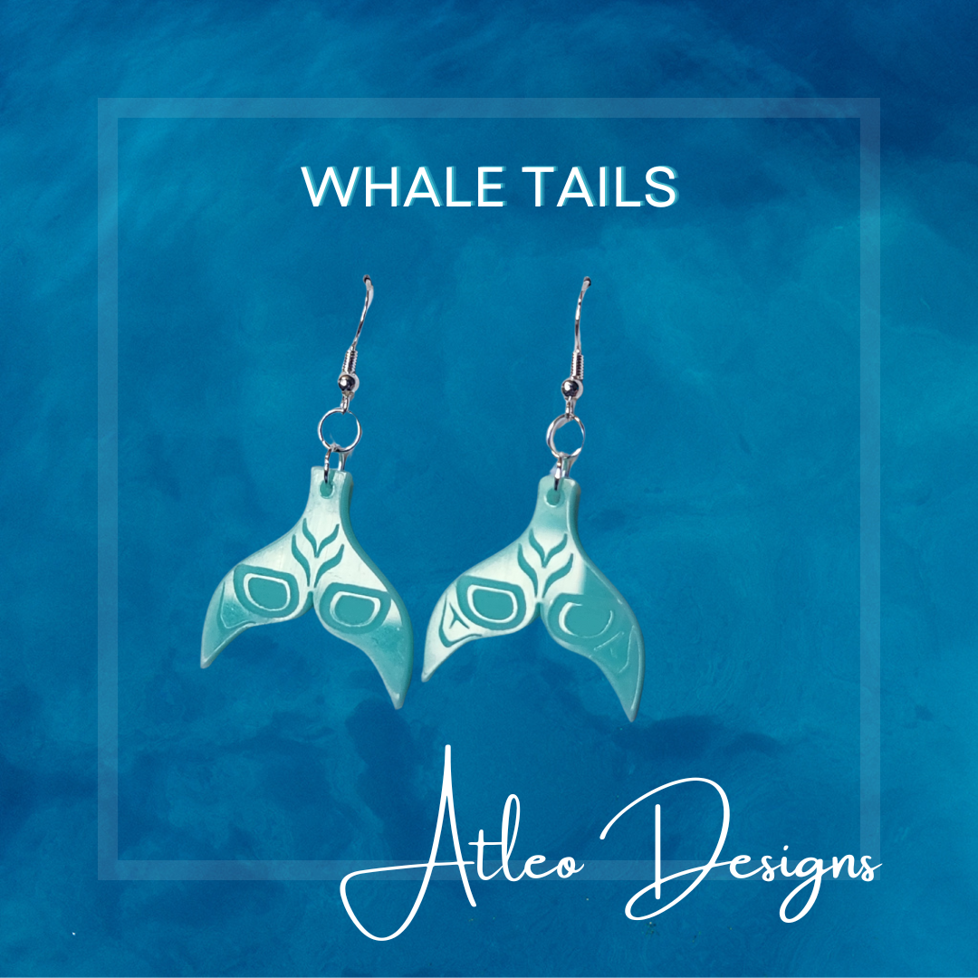 Whale Tail Earrings