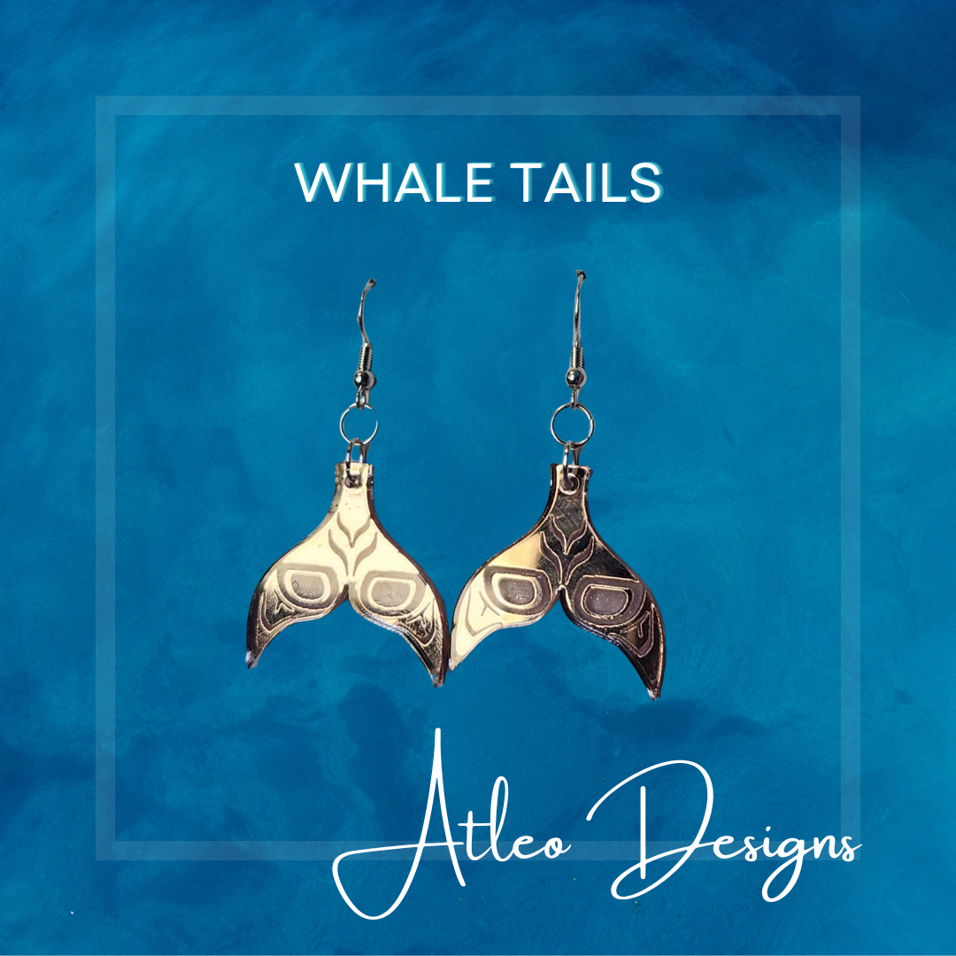 Whale Tail Earrings