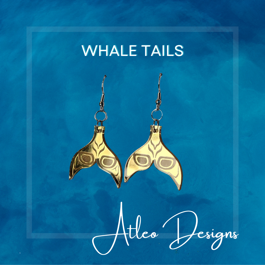 Whale Tail Earrings