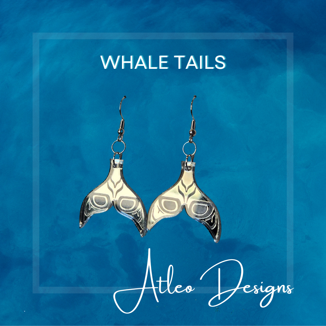 Whale Tail Earrings