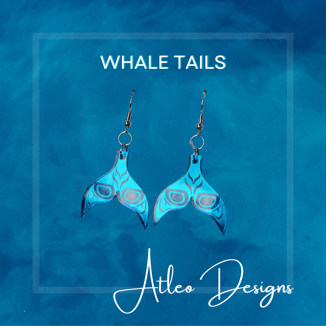 Whale Tail Earrings